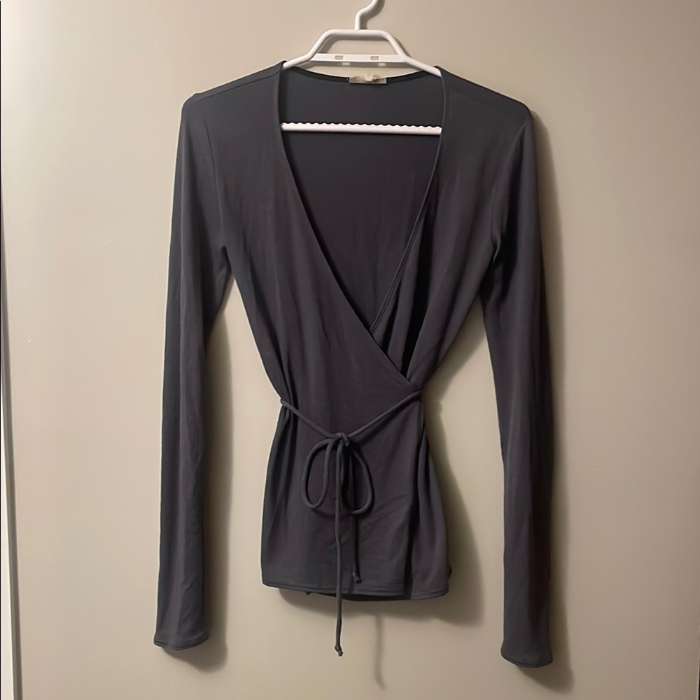 Wilfred free Long Sleeve Wrap Top